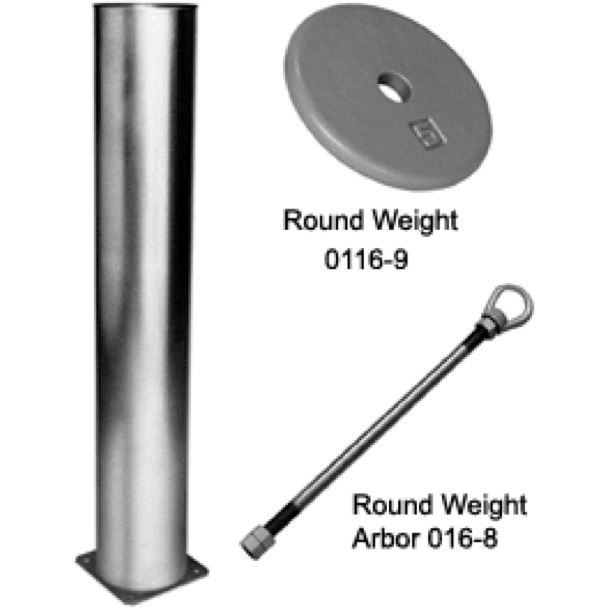 Round Weight Arbor Components